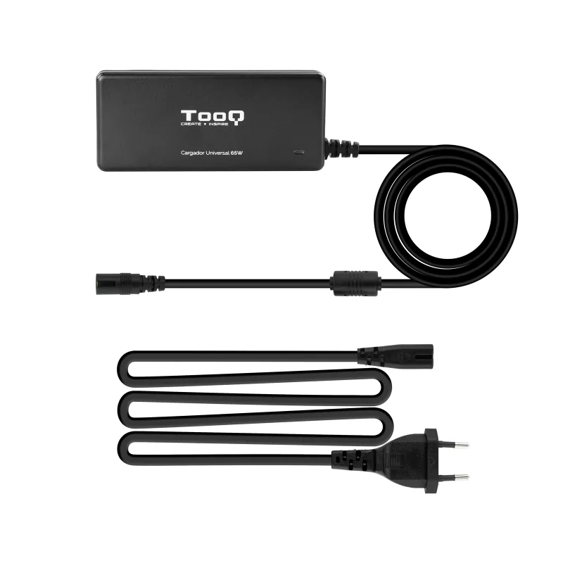 Kontrolsat - Carregador TooQ - Universal - 65W - Preto - TQLC-65BS02AT