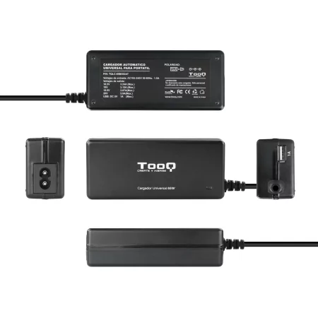 Kontrolsat - TooQ Charger - Universal - 65W - Black - TQLC-65BS02AT Kontrolsat - TooQ Charger - Universal - 65W - Black - TQLC-65BS02AT