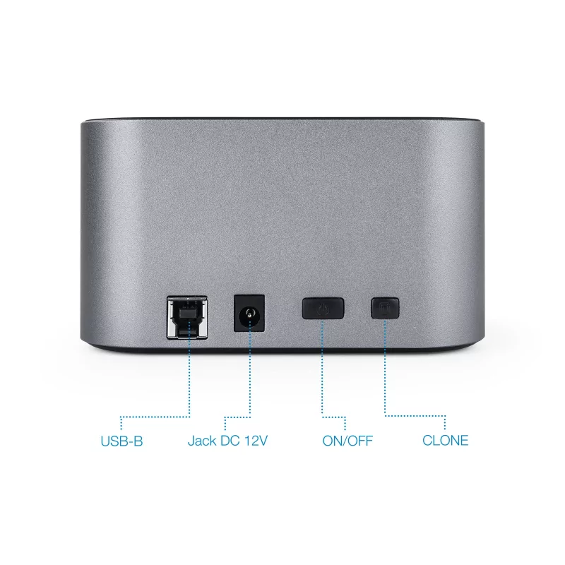 Kontrolsat - TooQ SATA Docking Station - 2.5/3.5" - USB 3.0/3.1 - TQDS-805G