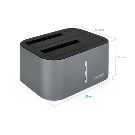 Kontrolsat - TooQ SATA Docking Station - 2.5/3.5" - USB 3.0/3.1 - TQDS-805G Kontrolsat - TooQ SATA Docking Station - 2.5/3.5" - USB 3.0/3.1 - TQDS-805G