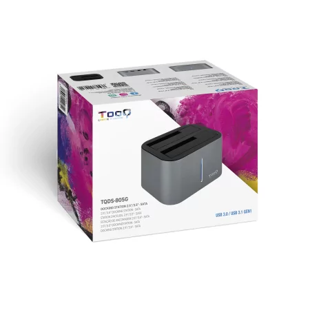 Kontrolsat - TooQ SATA Docking Station - 2.5/3.5" - USB 3.0/3.1 - TQDS-805G Kontrolsat - TooQ SATA Docking Station - 2.5/3.5" - USB 3.0/3.1 - TQDS-805G