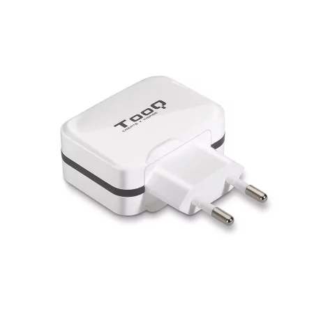 Kontrolsat - Carregador USB TooQ - Branco - TQWC-1S02WT Kontrolsat - Carregador USB TooQ - Branco - TQWC-1S02WT
