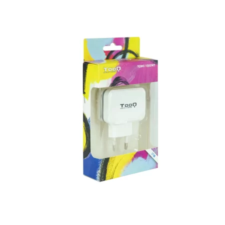 Kontrolsat - TooQ USB Charger - White - TQWC-1S02WT Kontrolsat - TooQ USB Charger - White - TQWC-1S02WT