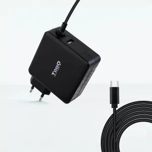 Kontrolsat - TooQ USB-C Charger - Black - TQLC-USBC90PD
