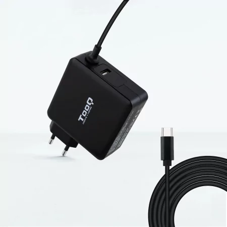 Kontrolsat - Carregador USB-C TooQ - Preto - TQLC-USBC65PD Kontrolsat - Carregador USB-C TooQ - Preto - TQLC-USBC65PD