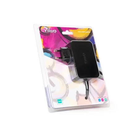 Kontrolsat - Carregador P/ Portátil TooQ - USB-C - Preto - TQLC-USBCGAN90PD Kontrolsat - Carregador P/ Portátil TooQ - USB-C - Preto - TQLC-USBCGAN90PD
