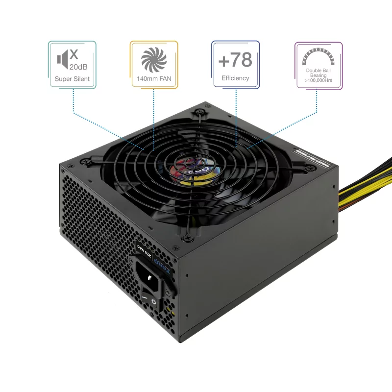 Kontrolsat - Fonte de Alimentação TooQ - ATX 700W - TQAPOLO-700SP