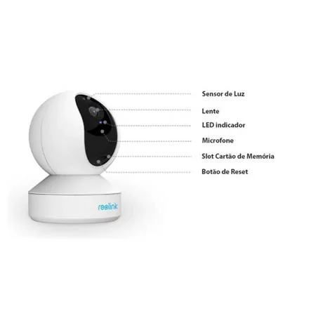 Reolink E1 Home Security Camera - Rotating 355º - HD