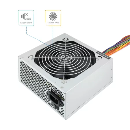 Kontrolsat - TooQ Power Supply - Ecopower II - ATX 500W - TQEP-500SSE Kontrolsat - TooQ Power Supply - Ecopower II - ATX 500W - TQEP-500SSE