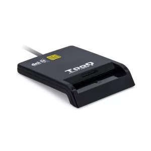 Kontrolsat - TooQ Card Reader - DNIe SIM DNIe SIM USB-C - Black - TQR-211B