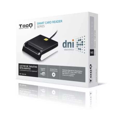 Kontrolsat - TooQ Citizen Card Reader - White - TQR-210B Kontrolsat - TooQ Citizen Card Reader - White - TQR-210B