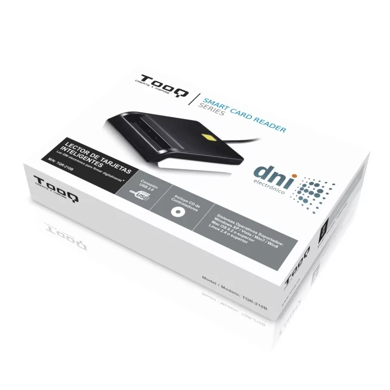 Kontrolsat - TooQ Citizen Card Reader - White - TQR-210B