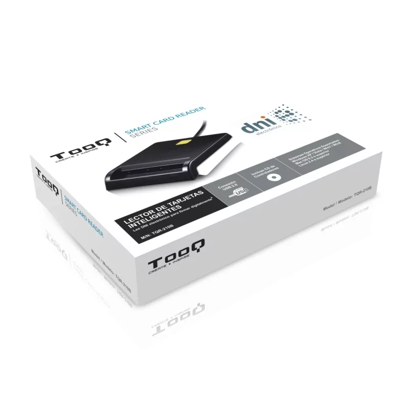 Kontrolsat - Leitor de Cartões de Cidadão TooQ - Branco - TQR-210B
