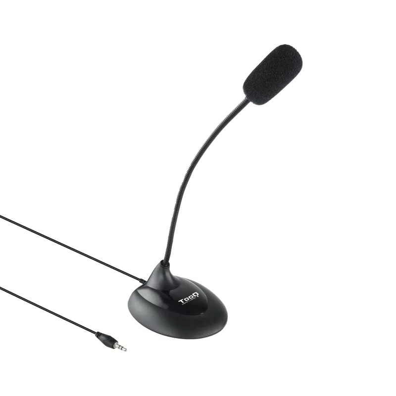 Kontrolsat - TooQ Microphone - Flexible - 3.5mm Jack - Black - TQMM-213