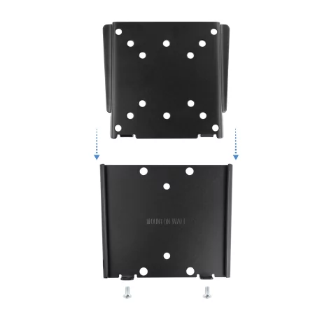 Kontrolsat - Suporte de Parede TooQ - P/ Ecrãs - 13" / 27" - Preto - LP1023F-B Kontrolsat - Suporte de Parede TooQ - P/ Ecrãs - 13" / 27" - Preto - LP1023F-B