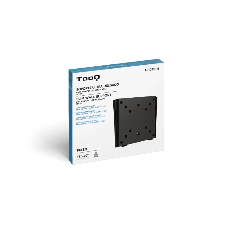 Kontrolsat - Suporte de Parede TooQ - P/ Ecrãs - 13" / 27" - Preto - LP1023F-B