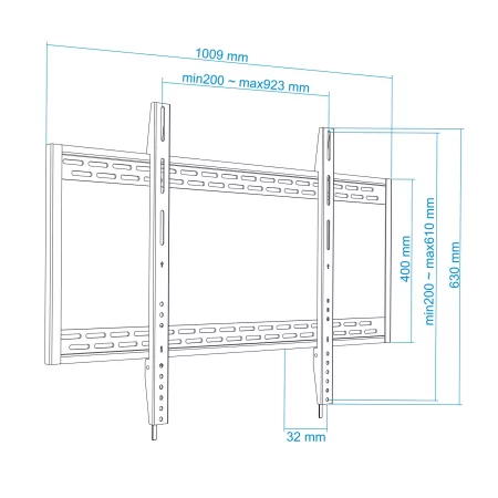 Kontrolsat - Soporte de pared fijo tooq lp41130f-b para tv de 60-1 Kontrolsat - Soporte de pared fijo tooq lp41130f-b para tv de 60-1