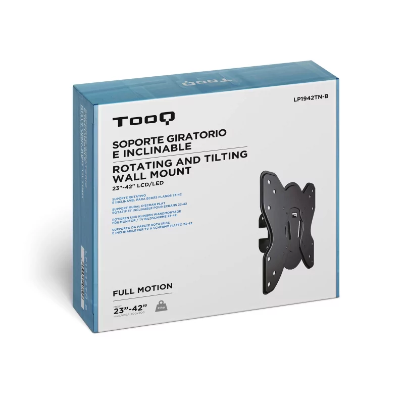 Kontrolsat - TooQ Wall Mount - For Screens - 23" / 42" - Black - LP1942TN-B