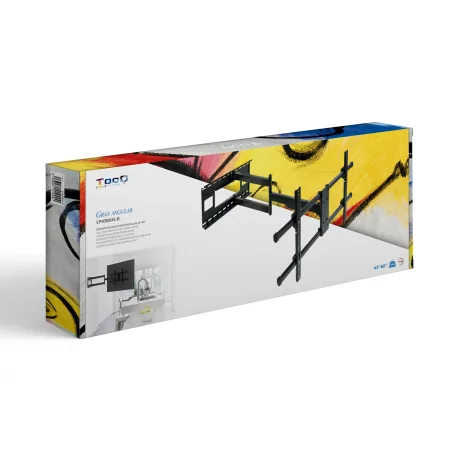 Kontrolsat - TooQ Wall Mount - For Screens - 43" / 80" - Black - LP4380XL-B Kontrolsat - TooQ Wall Mount - For Screens - 43" / 80" - Black - LP4380XL-B