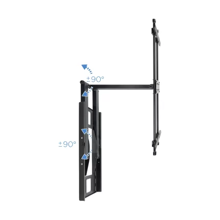 Kontrolsat - TooQ Wall Mount - For Screens - 43" / 80" - Black - LP4380XL-B Kontrolsat - TooQ Wall Mount - For Screens - 43" / 80" - Black - LP4380XL-B