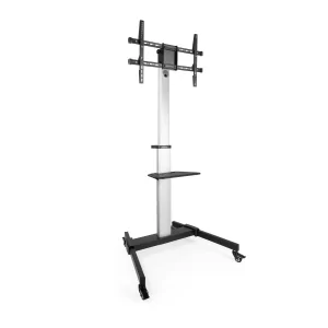 Kontrolsat - Suporte de Chão TooQ - C/ Rodas - P/ Ecrãs - 37" / 86" - Alumínio - FS1886M-B