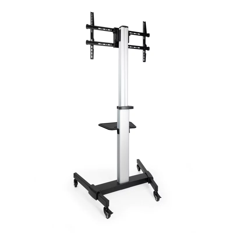 Kontrolsat - TooQ Floor Stand - W/ Wheels - For Screens - 37" / 86" - Aluminum - FS1886M-B