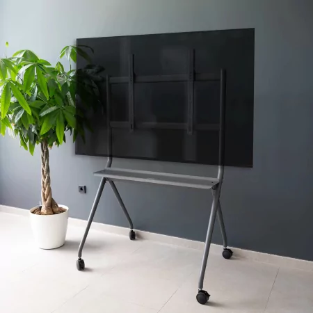 Kontrolsat - Suporte de Chão TooQ - C/ Rodas - P/ Ecrãs - 50" / 86" - Cinzento - FS20205M-B Kontrolsat - Suporte de Chão TooQ - C/ Rodas - P/ Ecrãs - 50" / 86" - Cinzento - FS20205M-B