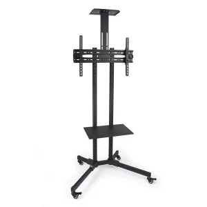 Kontrolsat - Suporte de Chão TooQ - C/ Rodas - P/ Ecrãs - 37" / 70" - Preto - FS1470M-B