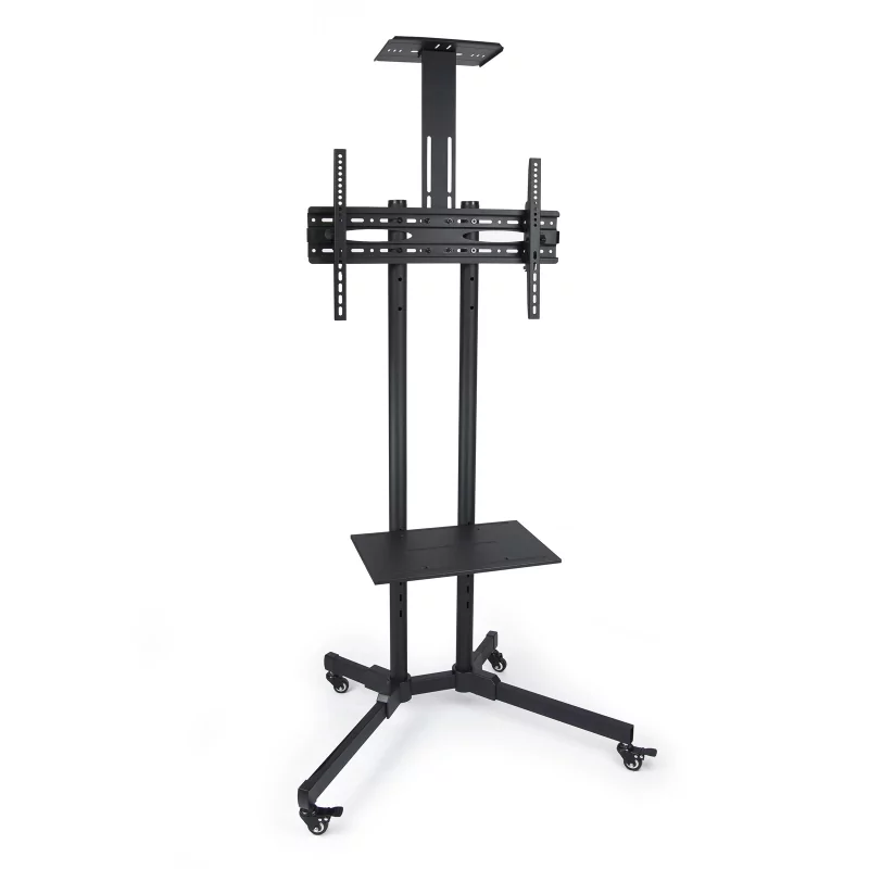 Kontrolsat - TooQ Floor Stand - W/ Wheels - For Screens - 37" / 70" - Black - FS1470M-B