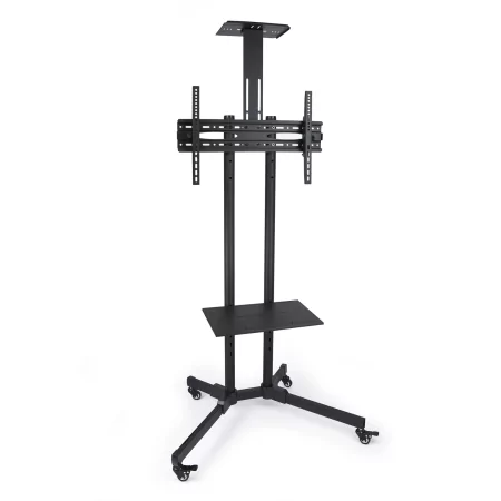 Kontrolsat - TooQ Floor Stand - W/ Wheels - For Screens - 37" / 70" - Black - FS1470M-B