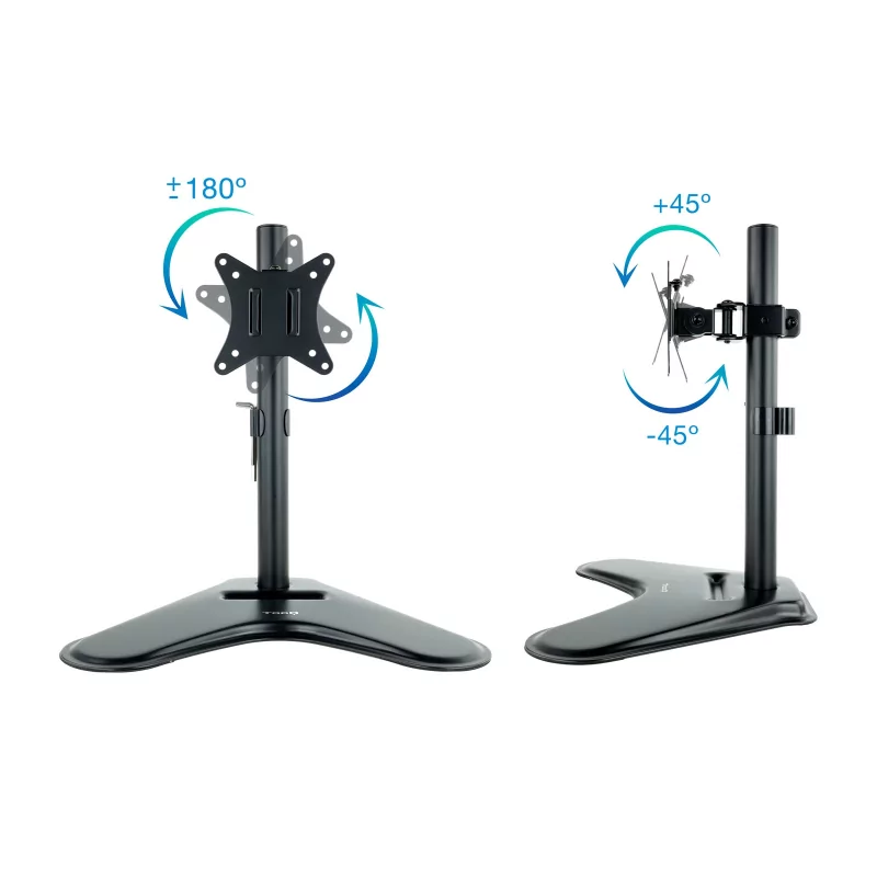 Kontrolsat - TooQ Table Stand - For Screen - 17" / 32" - Black - DB1701TN-B