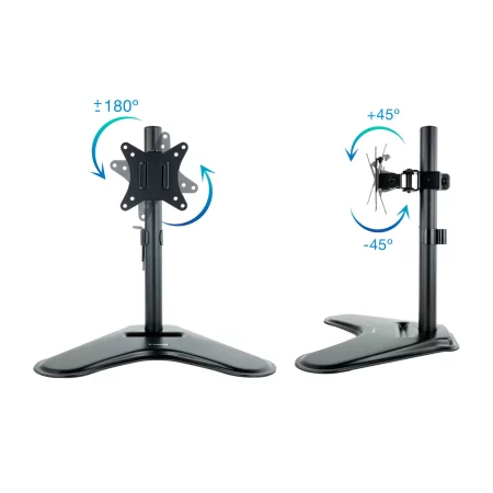 Kontrolsat - TooQ Table Stand - For Screen - 17" / 32" - Black - DB1701TN-B Kontrolsat - TooQ Table Stand - For Screen - 17" / 32" - Black - DB1701TN-B