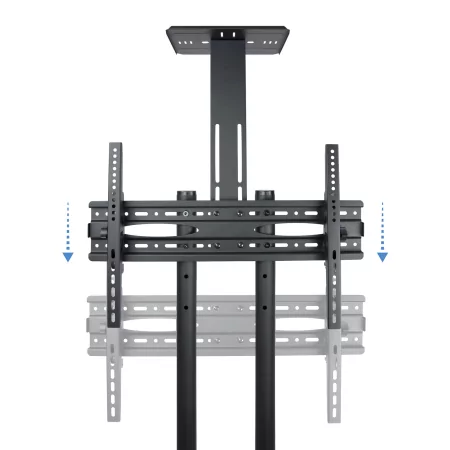 Kontrolsat - TooQ Floor Stand - W/ Wheels - For Screens - 37" / 70" - Black - FS1470M-B