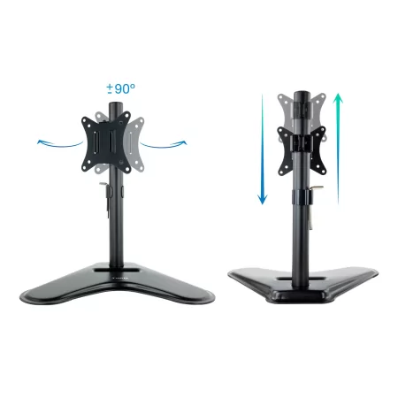Kontrolsat - TooQ Table Stand - For Screen - 17" / 32" - Black - DB1701TN-B Kontrolsat - TooQ Table Stand - For Screen - 17" / 32" - Black - DB1701TN-B