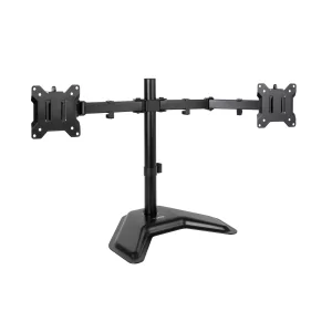 Kontrolsat - TooQ Table Stand - For 2 Screens - 17" / 32" - Black - DB1702TN-B