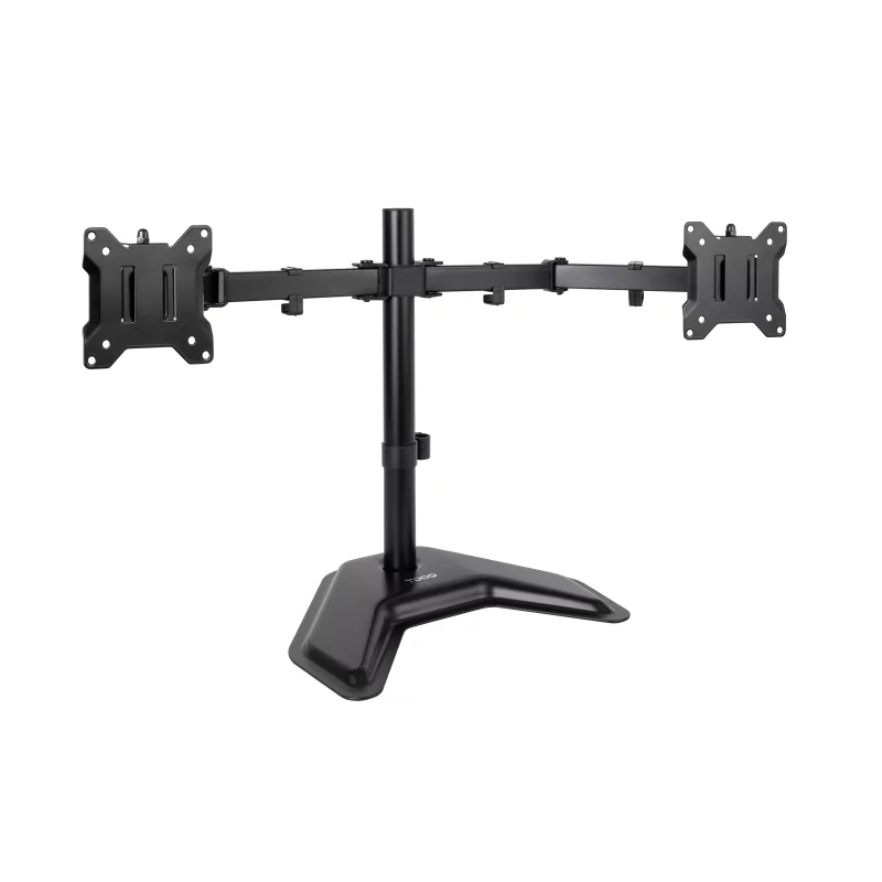 Kontrolsat - TooQ Table Stand - For 2 Screens - 17" / 32" - Black - DB1702TN-B Kontrolsat - TooQ Table Stand - For 2 Screens - 17" / 32" - Black - DB1702TN-B