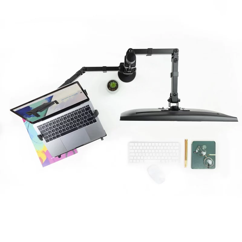 Kontrolsat - Suporte de Mesa TooQ - P/ Ecrã + Portátil - 13" / 32" - Preto - DB1200TN-B