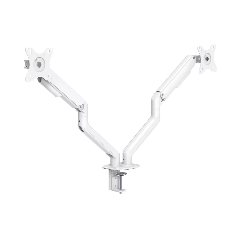 Kontrolsat - TooQ Table Stand - For 2 Screens - 17" / 32" - DB4132TNR-W Kontrolsat - TooQ Table Stand - For 2 Screens - 17" / 32" - DB4132TNR-W