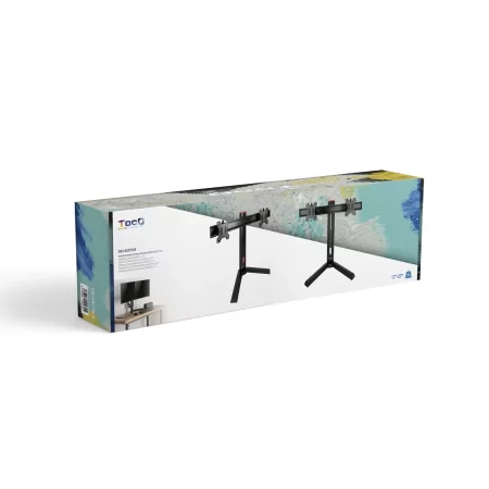 Kontrolsat - TooQ Table Stand - For 2 Screens - 17" / 27" - DB1402TN-B Kontrolsat - TooQ Table Stand - For 2 Screens - 17" / 27" - DB1402TN-B