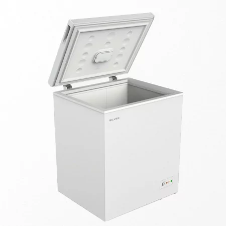 Silver Chest Freezer - A+/ F - 144L