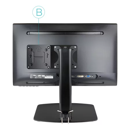 Kontrolsat - TooQ VESA Support - For Mini PC - Black - TCCH0007-B Kontrolsat - TooQ VESA Support - For Mini PC - Black - TCCH0007-B