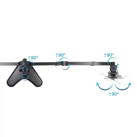 Kontrolsat - Suporte de Mesa TooQ - P/ Ecrãs - 17" / 27" - Preto - DB1704TN-B