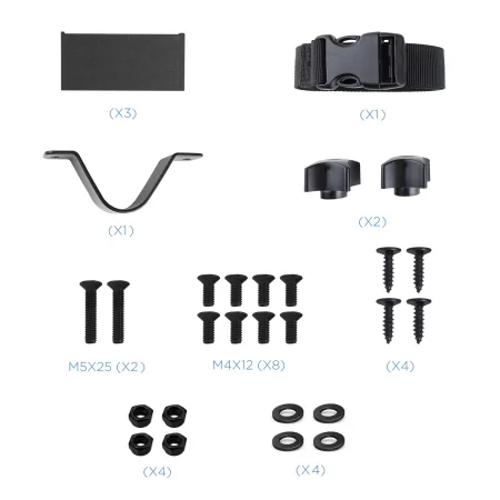 Kontrolsat - TooQ Support - For Mini PC - Black - TCCH0001-B Kontrolsat - TooQ Support - For Mini PC - Black - TCCH0001-B