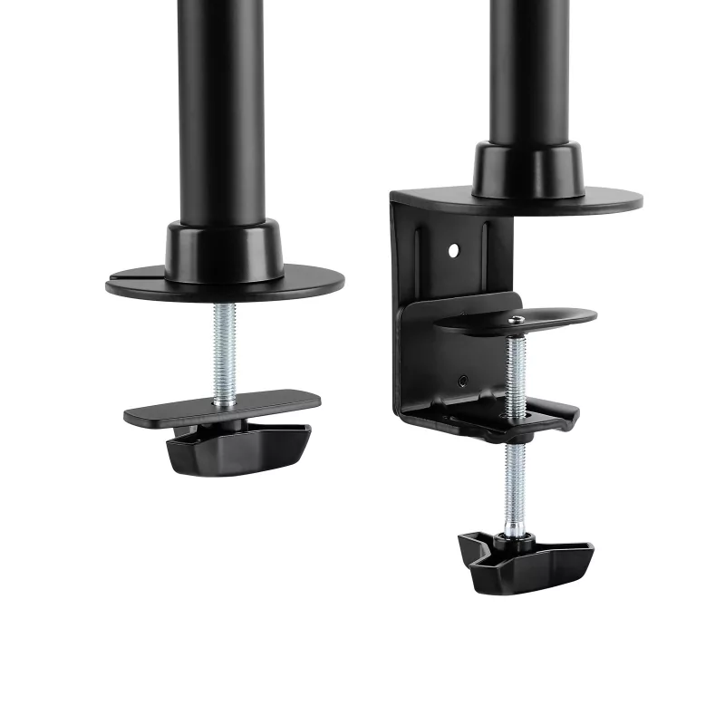 Kontrolsat - Suporte de Mesa Articulado TooQ - 3 Ecrãs - Preto - DB1327TN-B