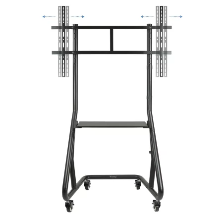 Kontrolsat - TooQ Mobile Floor Stand - 1 Screen - 60" / 105" - With Shelf - Black - FS20200M-B Kontrolsat - TooQ Mobile Floor Stand - 1 Screen - 60" / 105" - With Shelf - Black - FS20200M-B