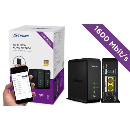 Kontrolsat - Sistema Mesh Strong - Wi-Fi Home Mesh Kit - AC1600 Kontrolsat - Sistema Mesh Strong - Wi-Fi Home Mesh Kit - AC1600