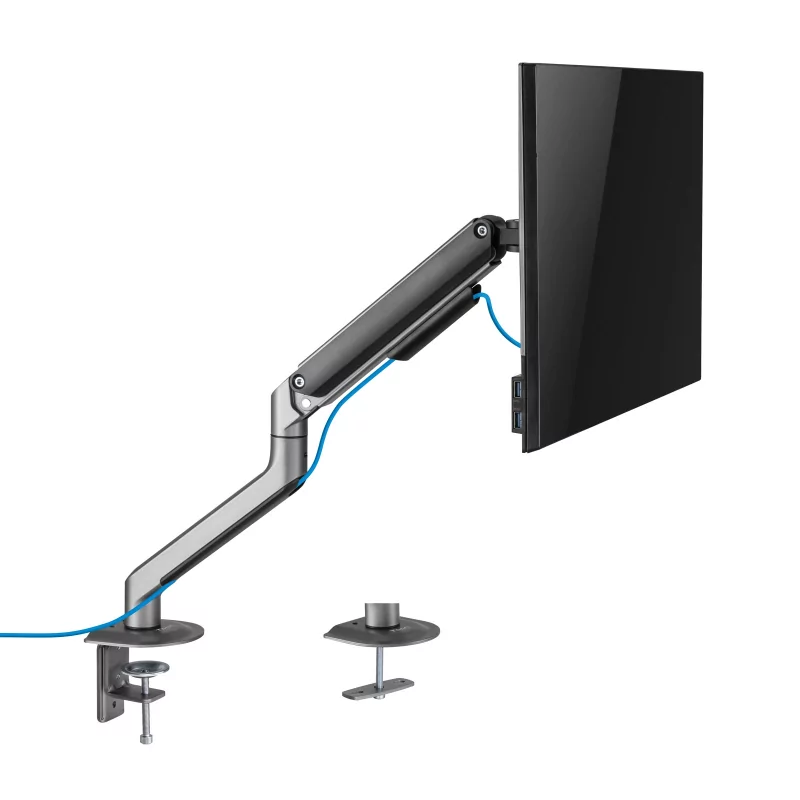 Kontrolsat - TooQ Desk Stand - 1 Screen - 17" / 32" - Gray - DB4032TNR-G