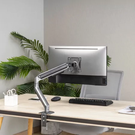Kontrolsat - TooQ Desk Stand - 1 Screen - 17" / 32" - Gray - DB4032TNR-G Kontrolsat - TooQ Desk Stand - 1 Screen - 17" / 32" - Gray - DB4032TNR-G