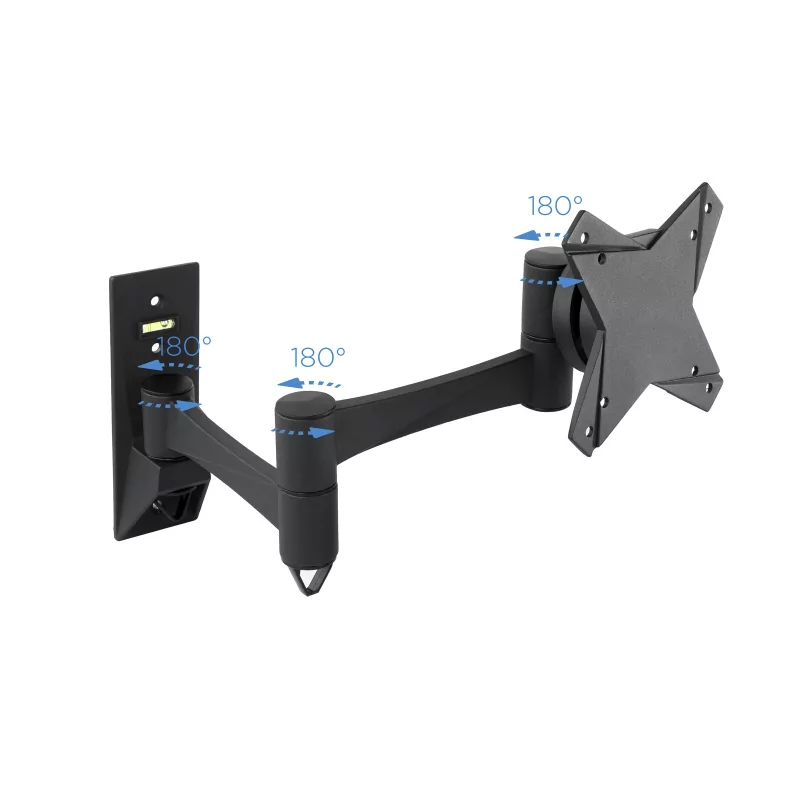 Kontrolsat - Suporte de Parede Articulado TooQ - 1 Ecrã - 13" / 27" - Preto - LP2323TN-B