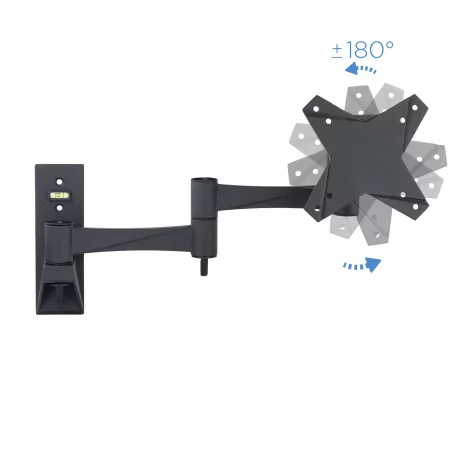 Kontrolsat - TooQ Hinged Wall Mount - 1 Screen - 13" / 27" - Black - LP2323TN-B Kontrolsat - TooQ Hinged Wall Mount - 1 Screen - 13" / 27" - Black - LP2323TN-B